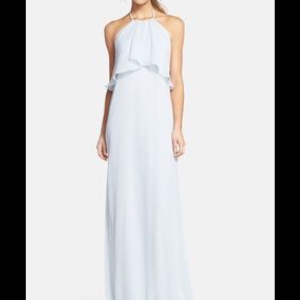 Amsale Nouvelle Cait - Ice - Bridesmaid Dress